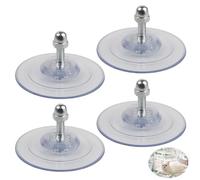 SquEqu Paquete de 4 ventosas de repuesto para ventana de percha de gato, soporte de rosca de 85 mm, para gatos, hamaca, asiento inalámbrico, soporte de soporte de 4 pies