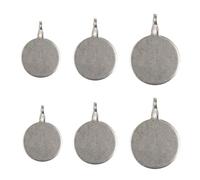 SquEqu Paquete de 6 Objetivos de Pistola de Aire, Almohadilla Colgante de Diana, Placa de Metal Resistente para catapulta plinking BB Rifle Tiro Entrenamiento Caza al Aire Libre práctica de Tiro con