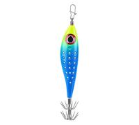 Squid Fishing Lures - LED Colorful Lighting Artificial Baits | Luminescent Saltwater Squid Jig | for Cuttlefish Sleeve-Fish Octopus Boat River Dock Lake Stream Pond Ship Outdoor Anglers