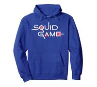 Squid Game Squid Game Logo Sudadera con Capucha, Unisex para Adultos, Azul Real, L
