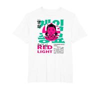 Squid Game Young-Hee Red Light Camiseta, Hombre Tallas Grandes, Blanco, 3X Alto