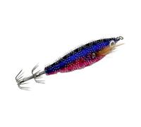 Squid Jig - Jigs Fishing Lures Hooks Squid Jig Que Brillan En La Oscuridad, Con Su Simulación Realista De Un Camarón Natural | Señuelos De Arrastre Portátiles De 2.95 Pulgadas