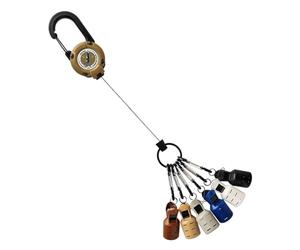 Squid Jigs - Juego de protección de Madera con Hebilla telescópica portátil, Accesorio de Duradero, para Kayak, Lago, río, Agua Salada, Agua Dulce