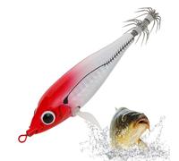 Squid Jigs Saltwater Fishing Lures | Glow-in-The-Dark Baits with High Penetration Hooks, Effective Attractant Jigs for Night Fishing, Ideal for Scalwater Squid, Cuttlefish, and Octopus