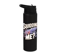 Squidding Me - Pulpo divertido de pez calamar Stainless Steel Insulated Water Bottle