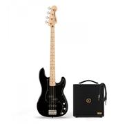 Squier Affinity Precision Bass PJ Black & Eden Orbiter 8 Bass Combo Amp