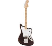 Squier by Fender Affinity Jaguar, diapasón de arce, marrón metálico místico