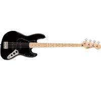 Squier by Fender Affinity Series Bajo Jazz Guitarra, Diapasón de Arce, Golpeador Negro, Negro, Incluye cursos virtuales gratuitos en Fender Play