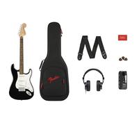 Paquete de guitarra eléctrica Squier by Fender Affinity Series™ Stratocaster®: incluye Mustang™ Micro, auriculares HD9, correa, púas, funda y Fender Play
