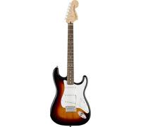 Squier by Fender Affinity Stratocaster Guitarra Eléctrica Sunburst | Mástil fácil de tocar, lecciones virtuales gratuitas incluidas, guitarra eléctrica para principiantes y adultos