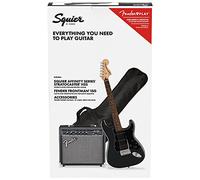 Squier by Fender Affinity Stratocaster HSS Pack Guitarra Principiantes | Kit completo para principiantes con amplificador, funda, cable, correa