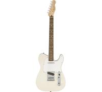Squier by Fender Affinity Series Telecaster, Electric Guitar, Indian Laurel fingerboard, Olympic White, Comes with Free Virtual Lessons