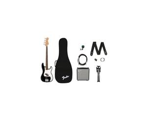 Squier by Fender Debut Collection Precision Bass Kit. Accesorios incluidos: - Soporte - Amplificador Rumble 15 - Correa - Bajo - Afinador FT-1