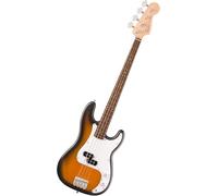 Squier by Fender Debut Precision Bajo Eléctrico 4 Cuerdas, Sunburst | Bajo eléctrico para principiantes, lecciones virtuales gratuitas, mástil delgado y fácil de tocar