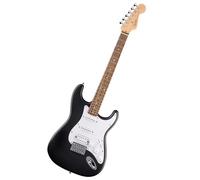 Fender Squier Debut HT HSS Series Stratocaster Guitarra Eléctrica, Guitarra para Principiantes, con 2 Años de Garantía, Black