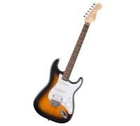 Squier by Fender Debut Stratocaster HSS Guitarra Eléctrica Sunburst | La mejor guitarra eléctrica para principiantes, incluye lecciones virtuales gratuitas, mástil fácil de tocar