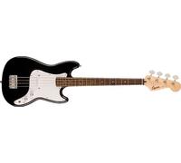 Squier by Fender Sonic Bronco Bass, Diapasón de Laurel, Golpeador Blanco, Negro, Incluye cursos virtuales gratuitos en Fender Play