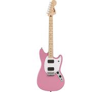 Squier by Fender Sonic Mustang HH Guitarra Eléctrica Rosa, Escala Corta