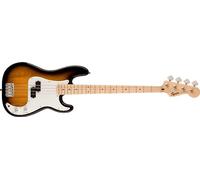 Squier by Fender Sonic Precision Bajo Eléctrico, Diapasón de Arce, Golpeador Blanco, Sunburst Bicolor