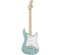 Squier by Fender Sonic Stratocaster Guitarra Eléctrica Turquesa | Guitarra eléctrica para principiantes, mástil fácil de tocar, lecciones virtuales gratuitas, Stratocaster para principiantes