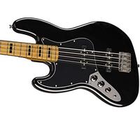 Squier Classic Vibe 70s Jazz Bass, negro, zurdo, diapasón de arce