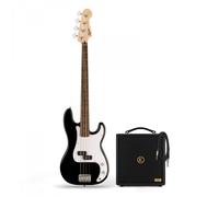 Squier Sonic Precision Bass Black & Eden Orbiter 8 Bass Combo Amp