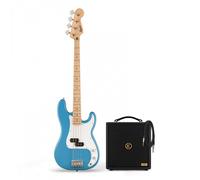 Squier Sonic Precision Bass California Blue & Eden Orbiter 8 Bass Combo Amp