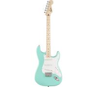 Squier Sonic Stratocaster HT - Guitarra eléctrica, con 2 años de garantía, color verde espuma de mar, diapasón de arce