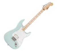 Squier by Fender Sonic® Stratocaster® HT H, guitarra eléctrica, diapasón de arce, golpeador blanco, Sonic Blue