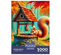 Squirrel 1000 Piece Jigsaw Puzzle for Adults and Families - Complex Cognitive Game 70x50cm/1000pcs