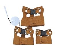 Squirrel Harness - 3Pcs Small Pet Leashes | Adjustable PU Leather Harness | Small Pet Leashes For Chameleon, Hamster, Lizard, Squirrel & Other Smmall Animals For Outdoor Walking Safety