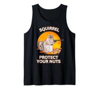 Squirrel Protect Your Nuts divertido amante de las ardillas del atardecer Camiseta sin Mangas