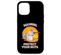 Squirrel Protect Your Nuts divertido amante de las ardillas del atardecer Carcasa para iPhone 12/12 Pro