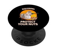 Squirrel Protect Your Nuts divertido amante de las ardillas del atardecer PopSockets PopGrip Adhesivo