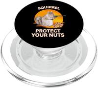 Squirrel Protect Your Nuts divertido amante de las ardillas del atardecer PopSockets PopGrip para MagSafe