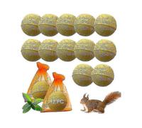 Squirrel Repellent 12 Pack, Chipmunk Repellent Outdoor, Natural Squirrel Repellent & Mint Squirrel Deterrent for Bird Feeders/garden/attic,safe Around