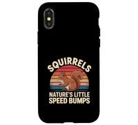 Squirrels Nature's Little Speed Bumps Wildlife Road ------ Carcasa para iPhone X/XS