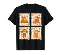 Squirrels Pumpkin Fall Coffee Cozy Autumn Aesthetic Camiseta