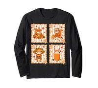 Squirrels Pumpkin Fall Coffee Cozy Autumn Aesthetic Manga Larga