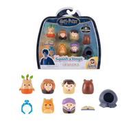 Squish-a-Long SQAL0105 - Harry Potter - Juego de 6 Mini Juguetes de Prensa de 2,5 cm con 2 Accesorios, 1 Anillo y 1 guía de colector - Recoger, intercambiar y Jugar