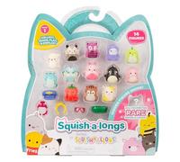 Squish-a-longs by Original Squishmallows - Paquete de 14 Mini Squish de 1 Pulgada con 4 Accesorios, 1 Anillo y una guía de coleccionista - Colecciona, intercambia y Juega