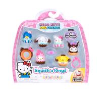 Squish-a-longs Hello Kitty and Friends Mini-Squish de helado + accesorio, paquete de 6