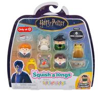 Squish-a-Longs SQAL0502 Harry Potter Welle 2 Style 3 - Contiene 6 Mini Squish de 2,5 cm con 2 Accesorios, 1 Anillo y 1 guía de coleccionistas - Coleccionar, intercambiar, Jugar