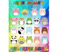 Squish-mallow's Coloring Book For Kids And Adults: A Collection Of 50+ Playful Artwork Designed For Stress Relief And Creative Fun