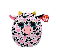 Ty Milkshake Vaca Squish a Boo 25,4 cm - Gorros de prensado para niños - Juguete Suave de Peluche - Oso de Peluche para bebé - Adecuado para coleccionistas