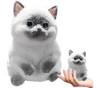 Squish Toys Linda Bola antiestrés con Forma de Gato de Crecimiento Lento, Juguete Suave y Flexible para apretar, Bolas antiestrés portátiles para niños Adultos Recuerdo de Fiesta de Nav