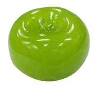 Squish Toys Soft Squish Fidget Toys - Bola crujiente para aliviar el estrés en Forma de Manzana con Textura fangosa, Juguete portátil Reutilizable para apretar (Verde)