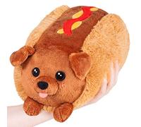 Squishable - Mini Perro Salchicha Hot Dog - SynthiSquish Collection - 30 cm - Peluche Suave de colección