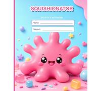 Squishionator: Splatty Composition Notebook: Cute Pink Splat Squishy Lined Journal for Girls, 110 Pages, 7.5 x 9.25