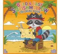 SquishMallow Bold and Easy Coloring Book